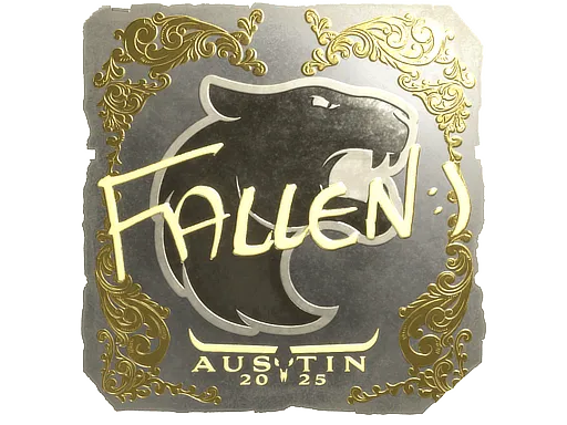 Наклейка | FalleN (золотая) | Остин-2025