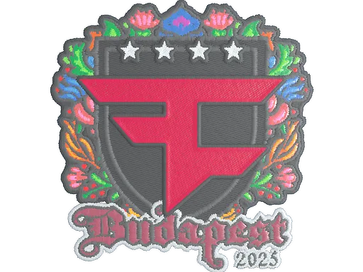 Наклейка | FaZe Clan (вышитая) | Будапешт-2025