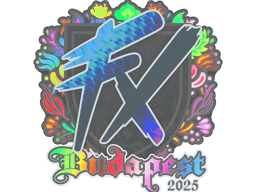 Наклейка | Fluxo (голографическая) | Будапешт-2025
