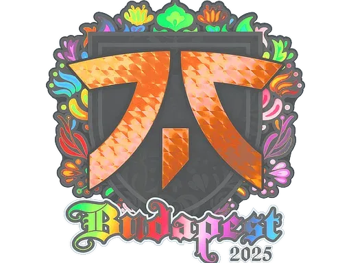 Наклейка | Fnatic (голографическая) | Будапешт-2025