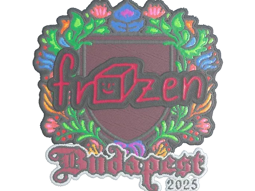 Наклейка | frozen (вышитая) | Будапешт-2025