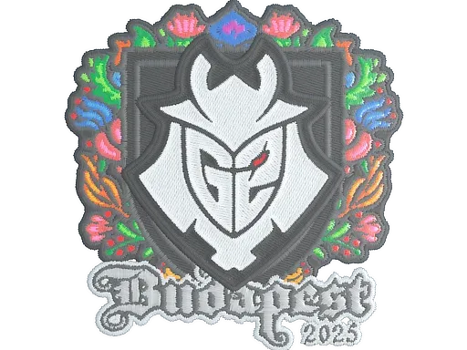 Наклейка | G2 Esports (вышитая) | Будапешт-2025