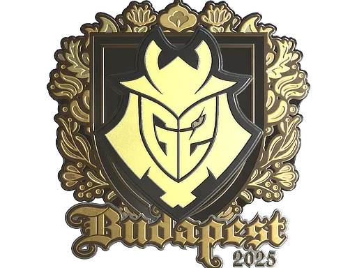 Наклейка | G2 Esports (золотая) | Будапешт-2025