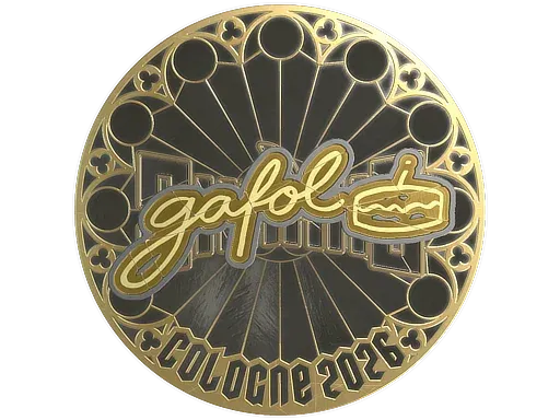 Sticker | gafolo (Gold) | Cologne 2026
