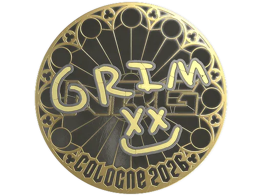 Sticker | Grim (Gold) | Cologne 2026