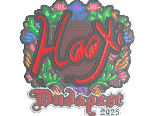 Наклейка | HooXi (вышитая) | Будапешт-2025