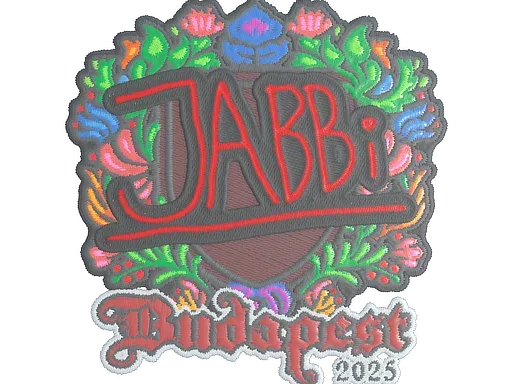 Buy Sticker | jabbi (Embroidered) | Budapest 2025 from $0.02, CS2/CS:GO ...