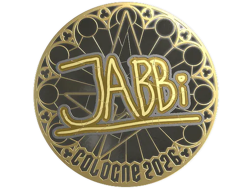 Sticker | jabbi (Gold) | Cologne 2026