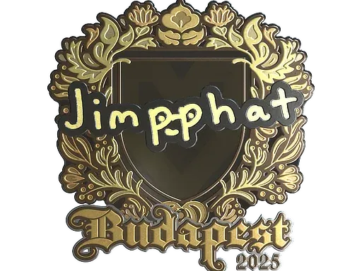 Наклейка | Jimpphat (золотая) | Будапешт-2025