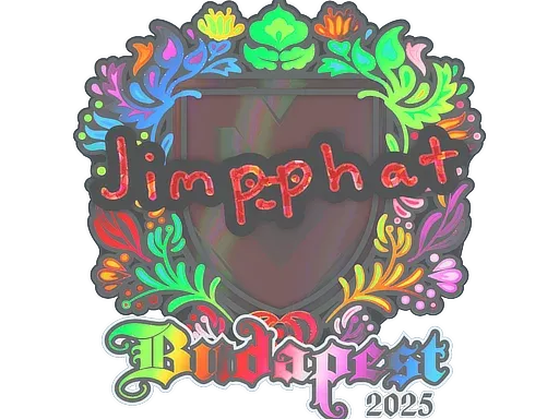 Наклейка | Jimpphat (голографическая) | Будапешт-2025