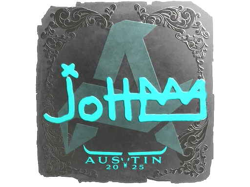 Наклейка | jottAAA (металлическая) | Остин-2025