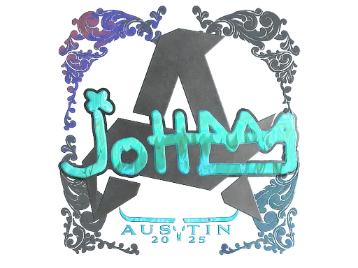 Наклейка | jottAAA (голографическая) | Остин-2025