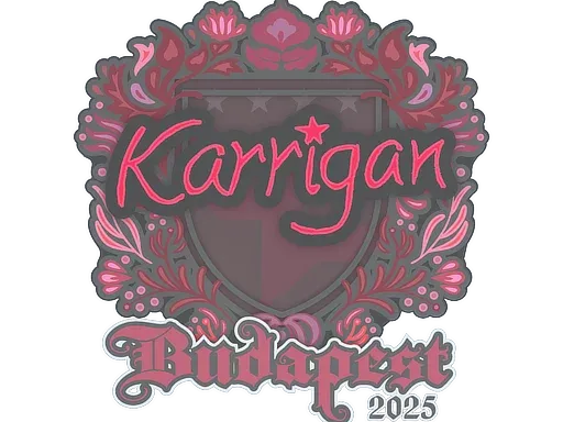 Наклейка | karrigan | Будапешт-2025