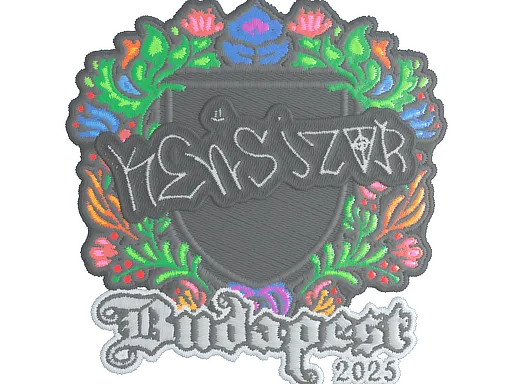 Наклейка | kensizor (вышитая) | Будапешт-2025