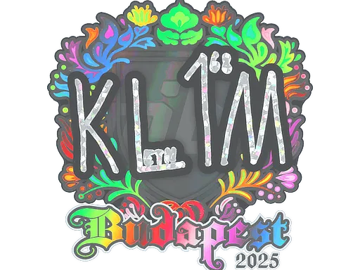 Sticker | kl1m (Holo) | Budapest 2025