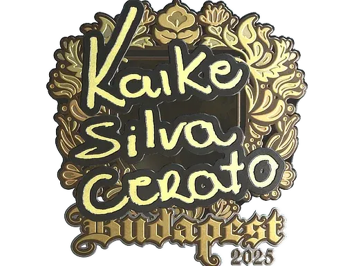 Наклейка | KSCERATO (золотая) | Будапешт-2025