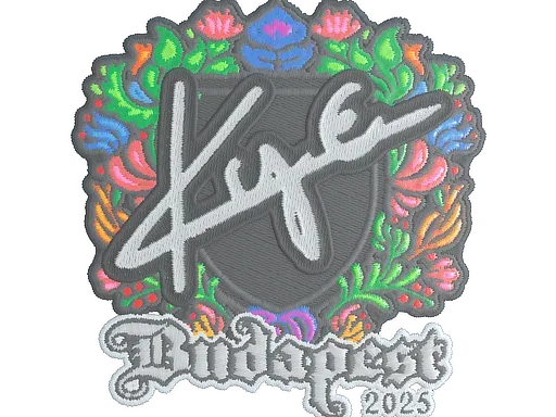 Наклейка | kye (вышитая) | Будапешт-2025