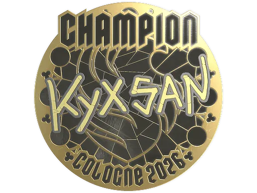 Sticker | kyxsan (Gold, Champion) | Cologne 2026