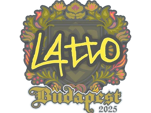 Наклейка | latto | Будапешт-2025
