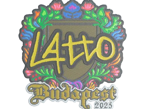 Наклейка | latto (вышитая) | Будапешт-2025