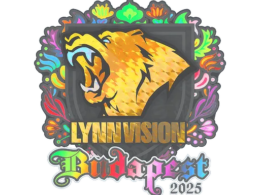 Наклейка | Lynn Vision (голографическая) | Будапешт-2025