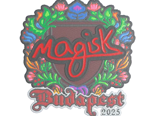 Наклейка | Magisk (вышитая) | Будапешт-2025