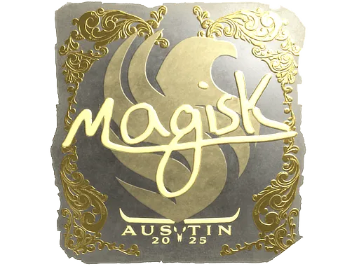 Наклейка | Magisk (золотая) | Остин-2025