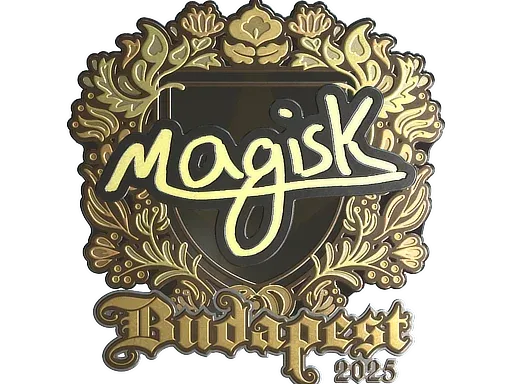 Наклейка | Magisk (золотая) | Будапешт-2025