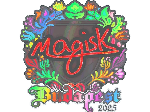Наклейка | Magisk (голографическая) | Будапешт-2025