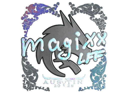Наклейка | magixx (голографическая) | Остин-2025