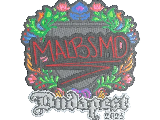 Наклейка | malbsMd (вышитая) | Будапешт-2025