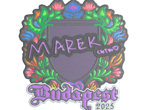 Наклейка | Marek (вышитая) | Будапешт-2025