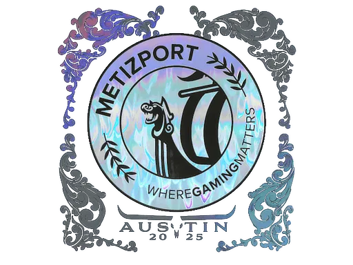 Наклейка | Metizport (голографическая) | Остин-2025
