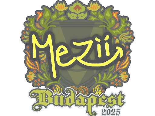 Наклейка | mezii | Будапешт-2025