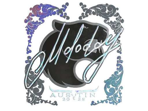 Наклейка | molodoy (голографическая) | Остин-2025