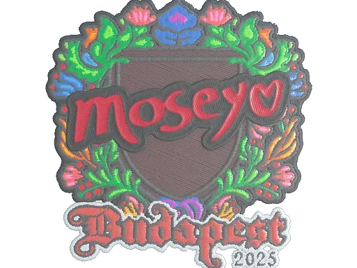 Наклейка | Moseyuh (вышитая) | Будапешт-2025
