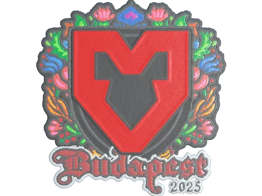 Наклейка | MOUZ (вышитая) | Будапешт-2025