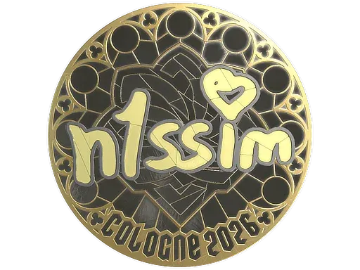 Sticker | n1ssim (Gold) | Cologne 2026