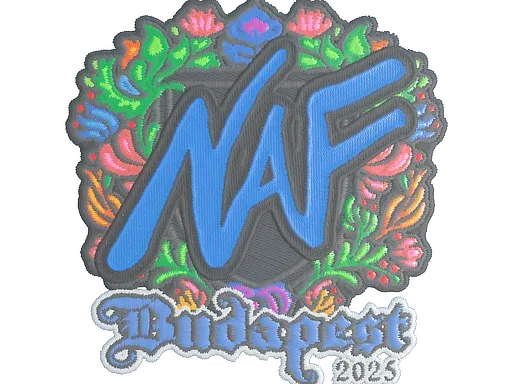 Наклейка | NAF (вышитая) | Будапешт-2025