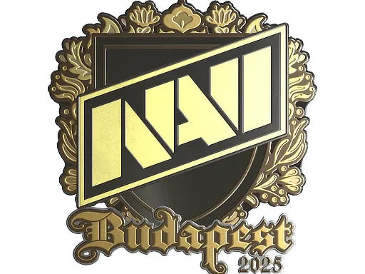 Наклейка | Natus Vincere (золотая) | Будапешт-2025