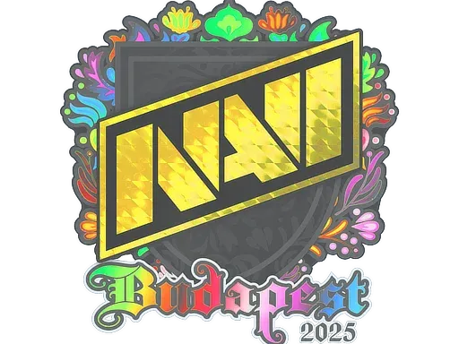Наклейка | Natus Vincere (голографическая) | Будапешт-2025