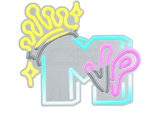 Sticker | Neon MVP (Lenticular)