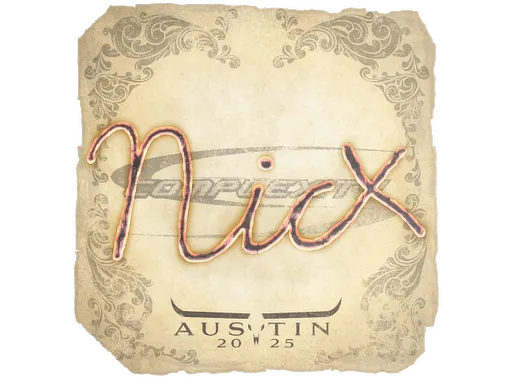 Наклейка | nicx | Остин-2025