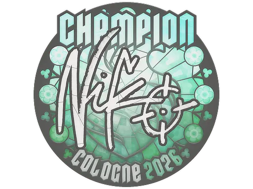 Sticker | NiKo (Champion) | Cologne 2026