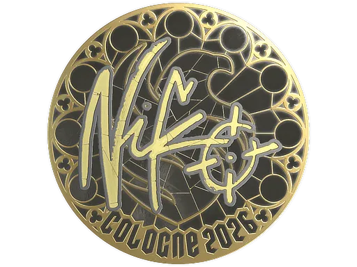 Sticker | NiKo (Gold) | Cologne 2026