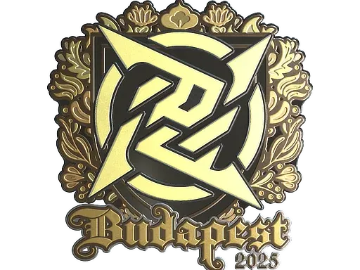Sticker | Ninjas in Pyjamas (Gold) | Budapest 2025