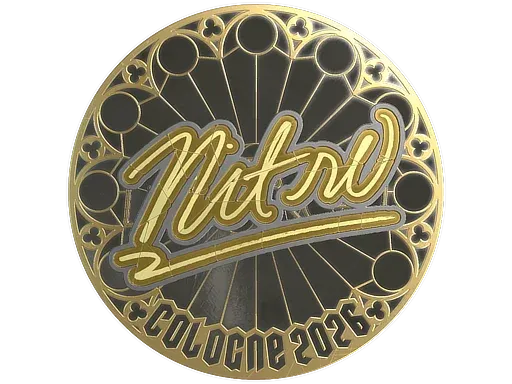 Sticker | nitr0 (Gold) | Cologne 2026