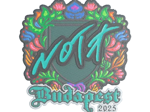 Наклейка | nota (вышитая) | Будапешт-2025