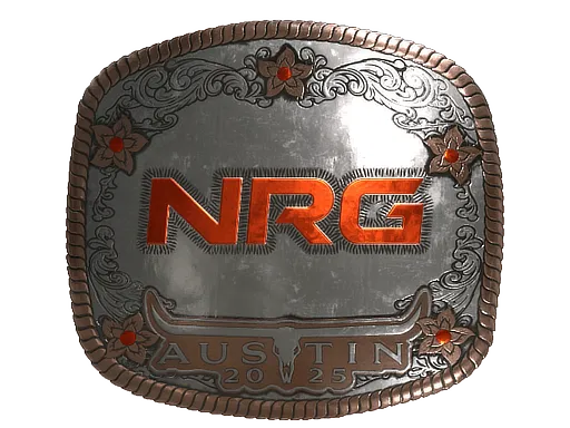 Наклейка | NRG (металлическая) | Остин-2025