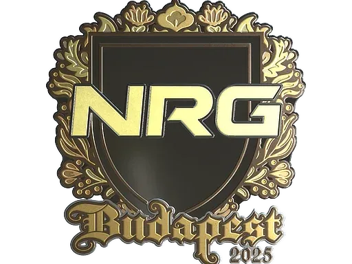 Наклейка | NRG (золотая) | Будапешт-2025